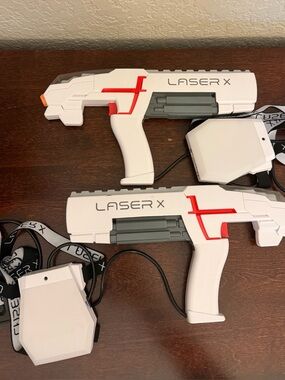 Laser X Two Players Laser Gaming Set Indoor Outdoor Gaming Tested Working
